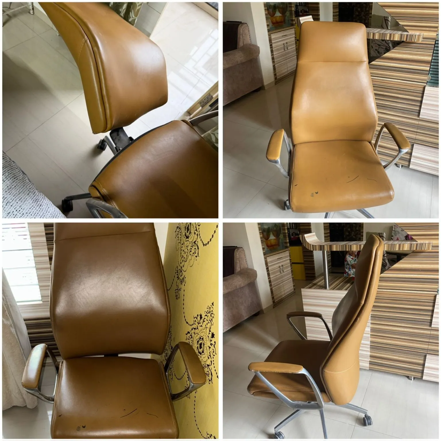 Gaming Chair Repair Before and After